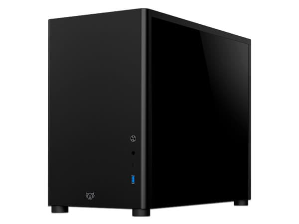 Gabinete Balam Rush Eris Jet, Mini-ITX, Cristal Templado, (No incluye fuente de poder). Color Negro.