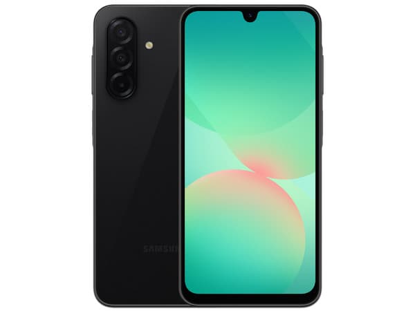 SmartPhone Samsung Galaxy A26: Procesador: Octa-Core (hasta 2.4GHz), Memoria Ram de 6GB, Almacenamiento de 128GB, Pantalla Super AMOLED de 6.7",Wi Fi. Bluetooth 5.3, Cámara Principal de 50MP,Android 14, Color Negro.