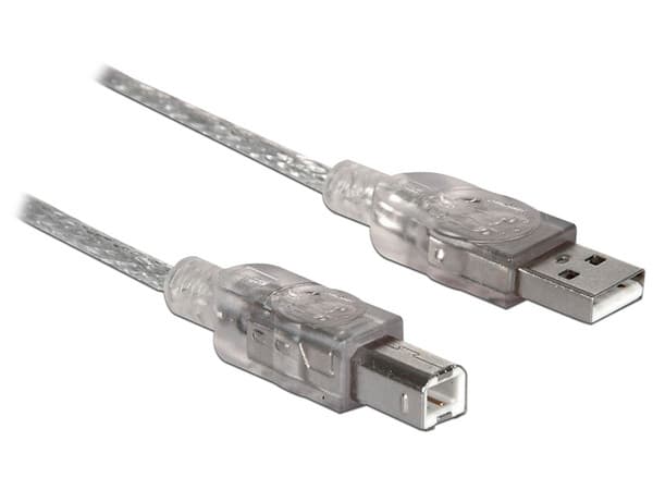 Cable Manhattan USB 2.0 A macho/ B macho de 5 Mts. para Impresora y Escáner