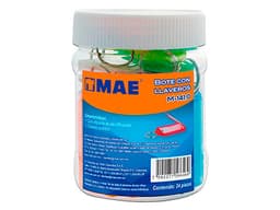 Bote Mae con 24 Llaveros, Colores Surtidos. - imagen 1