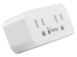 Enchufe Inteligente Nextep Smart NE-260D de doble tomacorriente, Wi-Fi. Color Blanco - imagen 2