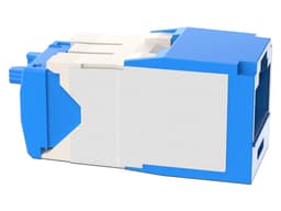 Conector Jack Panduit RJ-45 Cat6a, UTP. Color Azul. - imagen 3