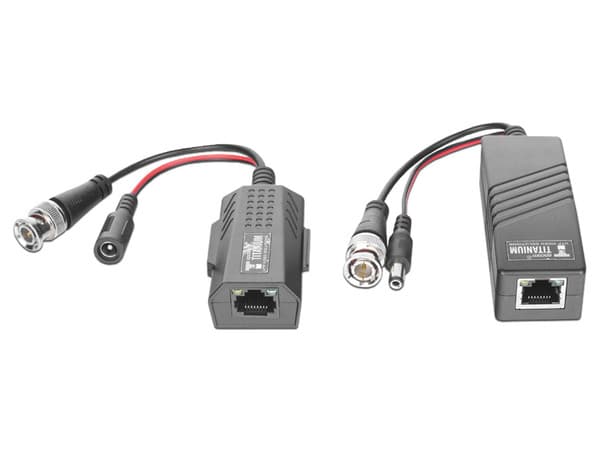Kit de transceptores activos EPCOM TT-4816-PVTURBO, Turbo HD, Convierte 36/24 Vcd a 12 Vcd regulados a través de cable UTP Cat5e/6, Transmisión de 200m en 4K.