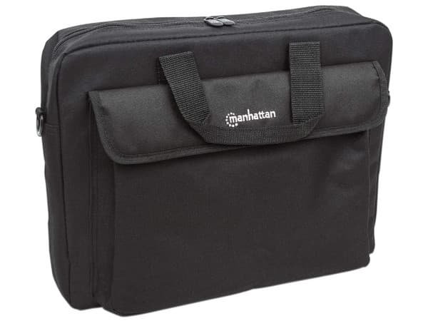 Maletín Manhattan London para Laptop de hasta 15.4". Color Negro.