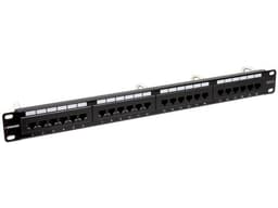 Panel de Parcheo Cat6 Intellinet, 24 puertos, UTP, 1U.                 - imagen 1