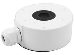 Caja de Conexiones Plástica Syscom DS-1280-ZJ-XS-P para Cámaras de Vigilancia, Color Blanco. - imagen 2