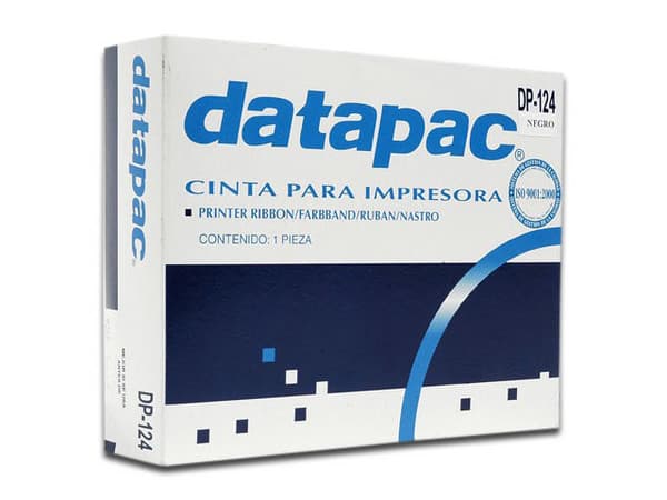 Cinta Datapac para Impresora Micronics, Modelo: DP-124