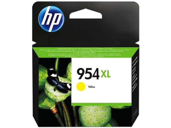 Cartucho de tinta HP 954XL, Color Amarillo Original (L0S68AL).
