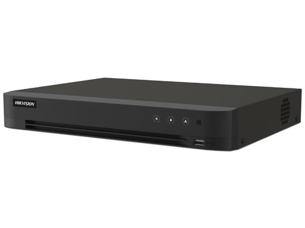 DVR Hilook IDS-7208HUHI-M1/A/XT, 8 Canales Turbo HD, Soporta hasta 1 Disco Duro (No Incluido), Color Negro.