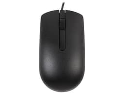 Mouse Óptico Alámbrico DELL MS116, hasta 1000 dpi, USB. Color Negro. - imagen 2