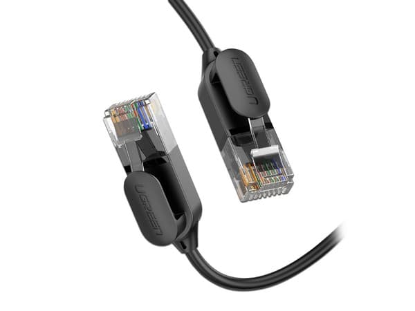 Cable de Red Ethernet Ugreen Cat6a Gigabit de 5m. Color Negro.