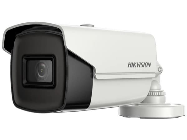 Cámara IP Tipo Bala Hikvision DS-2CE16U0T-IT3F, 8MP (3840 x 2160), Lente de 2.8mm, IR hasta 60m, IP67, Color Blanco.