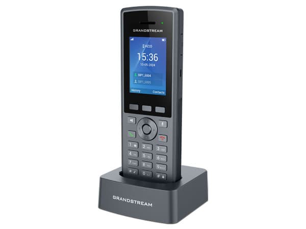 Teléfono Grandstream Inalámbrico DECT HD Reforzado, Pantalla TFT 2.4", Push-to-Talk, Conector 3.5 mm, Puerto USB Micro-B.