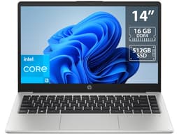 Laptop HP 240 G10: Procesador Intel Core i3 1315U (hasta 4.5 GHz), Memoria de 16GB DDR4, SSD de 512GB, Pantalla de 14" LED, Video UHD Graphics, S.O. Windows 11 Home (64 Bits). - imagen 1