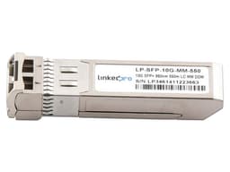 Módulo Transceptor SFP+ LC Gigabit de Fibra Óptica LinkedPro LP-SFP-10G-MM-550, Monomodo, Full-Duplex, 850 nm. - imagen 2