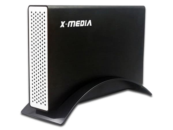 Gabinete XMedia para Disco Duro de 3.5", Convierte tu HDD (SATA) en un Disco Externo USB 3.0. Color Negro.