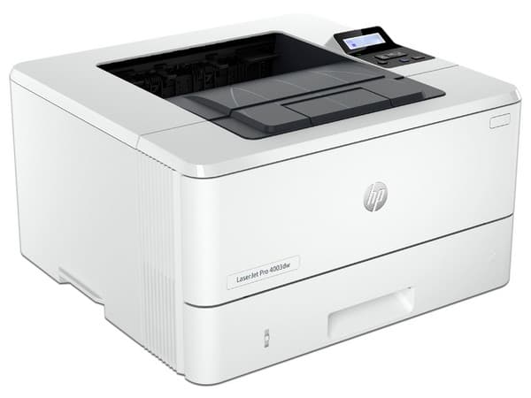 Impresora Láser Monocromática HP LaserJet Pro 4003dw, hasta 42 ppm, Resolución de 1200 x 1200 dpi, Wi-Fi, Bluetooth, Ethernet, USB. Color Blanco.