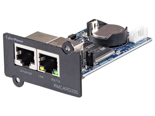 Tarjeta de red CyberPower RMCARD205 10/100Mbps para UPS OL,PR y OR series.