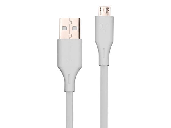 Cable USB Vorago CAB-M01W, USB a Micro USB (M-M), 1m, Color Blanco.