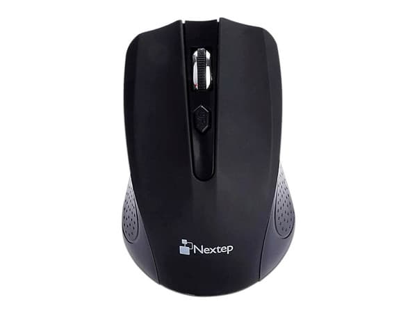 Mouse óptico inalámbrico Nextep NE-410, receptor USB.