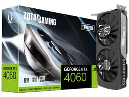 Tarjeta de Video NVIDIA GeForce RTX 4060 ZOTAC Twin Edge, 8GB GDDR6, 1xHDMI, 3xDisplayPort, PCI Express 4.0. - imagen 1