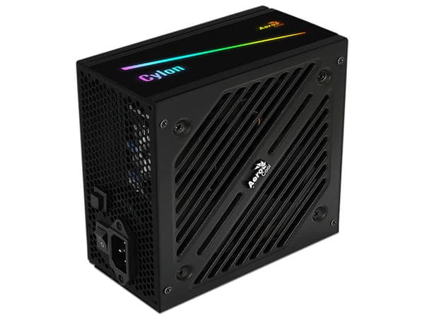 Fuente de Poder AeroCool Cylon RGB de 700W, ATX, 80 PLUS Bronze.