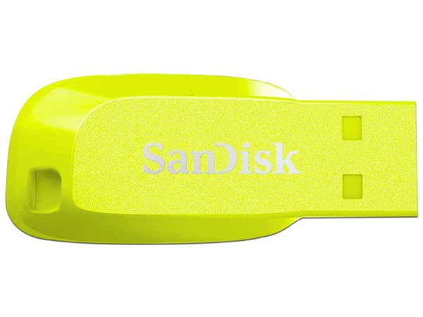Unidad Flash USB 3.0 SanDisk Ultra Shift de 128GB, Color Amarillo.