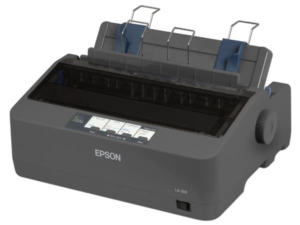 Impresora de Matriz de Puntos EPSON LX-350 de 9 agujas, hasta 390 cps, Paralelo, Serial, USB.
