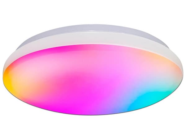 Lámpara de Techo Inteligente Duosmart S20: Multicolor RGB, Wi-Fi 2.4GHz, compatible con Alexa y Google Home, temporizadores y escenas de automatización con otros dispositivos.