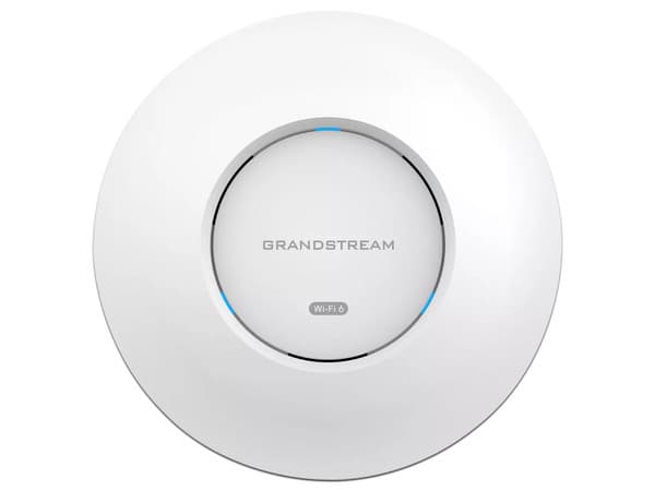 Access Point Grandstream GWN7660E de doble banda, Wireles AX (Wi-Fi 6), hasta 2400 Mbps, Gigabit LAN,Color Blanco.