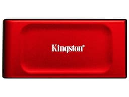 Unidad de Estado Sólido Kingston XS1000 de 1TB, USB-C 3.2 Gen 2x2, USB-A. Color Rojo. - imagen 1