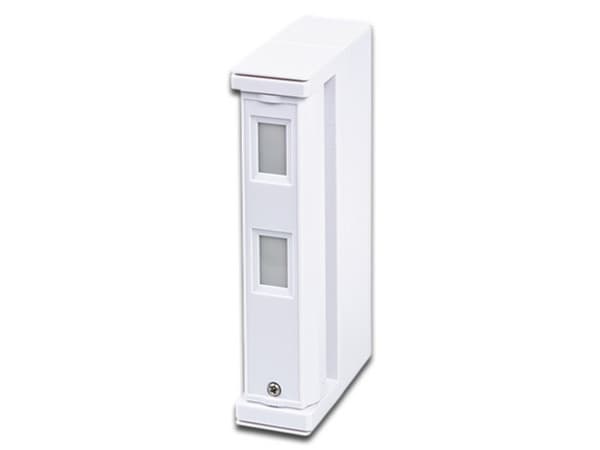 Detector PIR inalámbrico Jablotron JA-157P, de dos zonas, para exteriores.