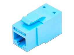 Conector Jack modular Belden RJ-45 Cat6 T568 A/B RV6MJKUTB-S1. Color Azul. - imagen 1