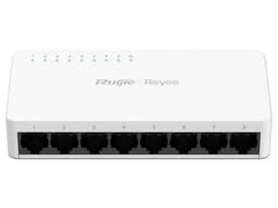 Switch PoE Ruijie de 8 puertos RJ-45 10/100/1000 Mbps, Color Negro. - imagen 1