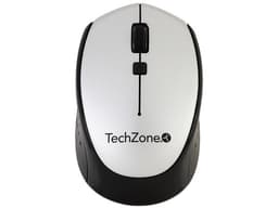 Mouse óptico inalámbrico TechZone TZ19MOU01-INA, Receptor USB. Color Plata. - imagen 2