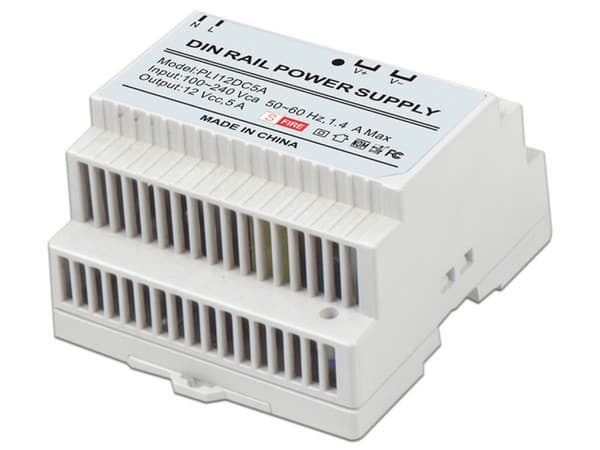 Fuente Industrial Epcom Power Line 12 Vcd, 5 Amperes.