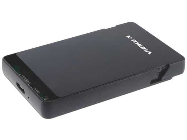 Gabinete X-Media Enclosure para Disco Duro de 2.5", Convierte tu Disco Duro Interno (SATA II) en un Disco Externo USB 3.0.