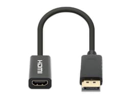 Adaptador Pasivo Manhattan de DisplayPort Macho a HDMI Hembra. Color Negro. - imagen 2