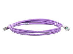 Cable de red SIEMON ZM6A-S07-08B, Patch Cord Z-MAX Cat6A S/FTP, CM/LS0H, 7ft, Color Violeta, Versión Bulk. - imagen 2