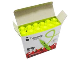 Paquete de Marcatextos Nextep NE-079A, 12 piezas, Color Amarillo Fluorescente. - imagen 3
