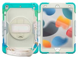 Funda protectora Tekku StrapB para iPad 9, 8 y 7 de 10.2", Multi-color Azul. - imagen 1