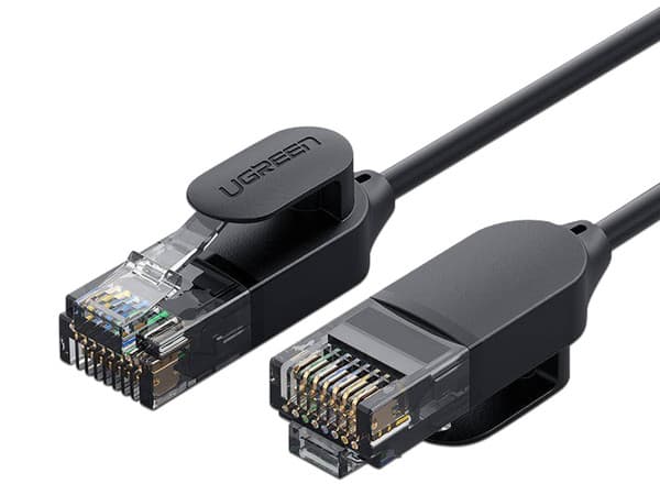 Cable de red UGREEN, Cat6a, UTP, RJ-45 (M-M), 2m. Color Negro.