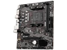 T. Madre MSI A520M-A PRO, Chipset AMD A520,Soporta: AMD Ryzen 3ra, 4ta y 5ta Generación, Socket AM4,Memoria: DDR4 4600+/ 3200/ 2133 MHz, 64GB Max,Integrado: Audio HD, Red, USB 3.0, SATA 3.0, M.2,Micro-ATX, Ptos: 1xPCIEx16, 1xPCIEx1 - imagen 3