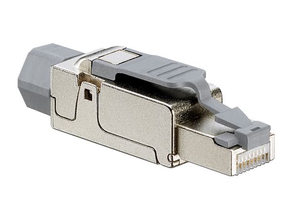 Plug Universal Leviton RJ-45 Cat6A, Blindado, Instalación sin herramienta.