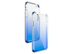 Funda Uso Rudo Ballistic Jewel Spark, para iPhone X y Xs. Diseño Transparente Azul. - imagen 2