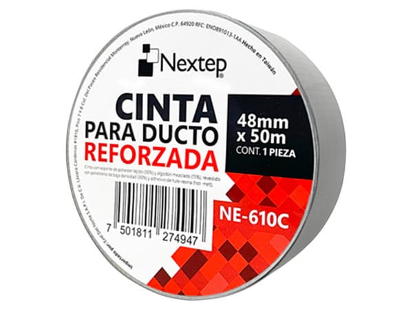 Cinta Adhesiva Nextep Para Ducto Reforzado.