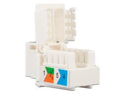 Conector Belden Jack RJ-45 Cat5e. Color Blanco. - imagen 3
