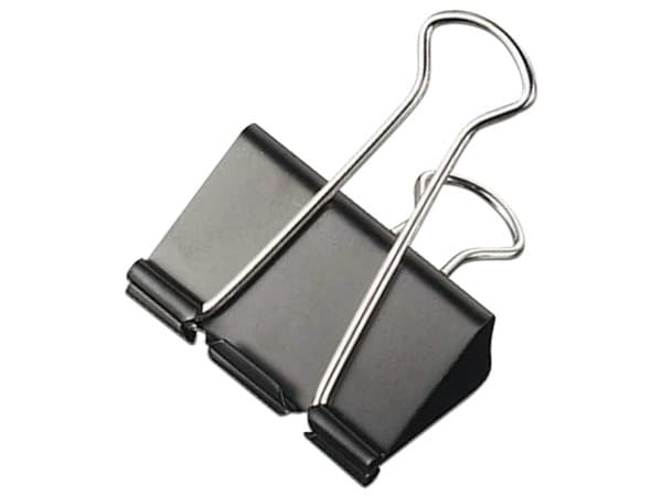 Sujeta Documentos de 41 mm (1 5/8") con 12 piezas por caja. Paquete con 10 cajas.