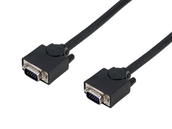 Cable para monitor SVGA HD 15 macho a HD 15 macho, 3m.