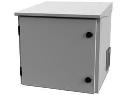 Gabinete de Exterior con Rack de 19" de 9UR con Ventiladores y Termostato. - imagen 1